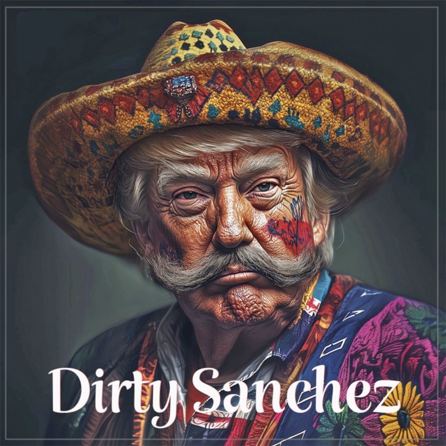 Dirty Sanchez – 3" x 3" Vinyl Sticker
