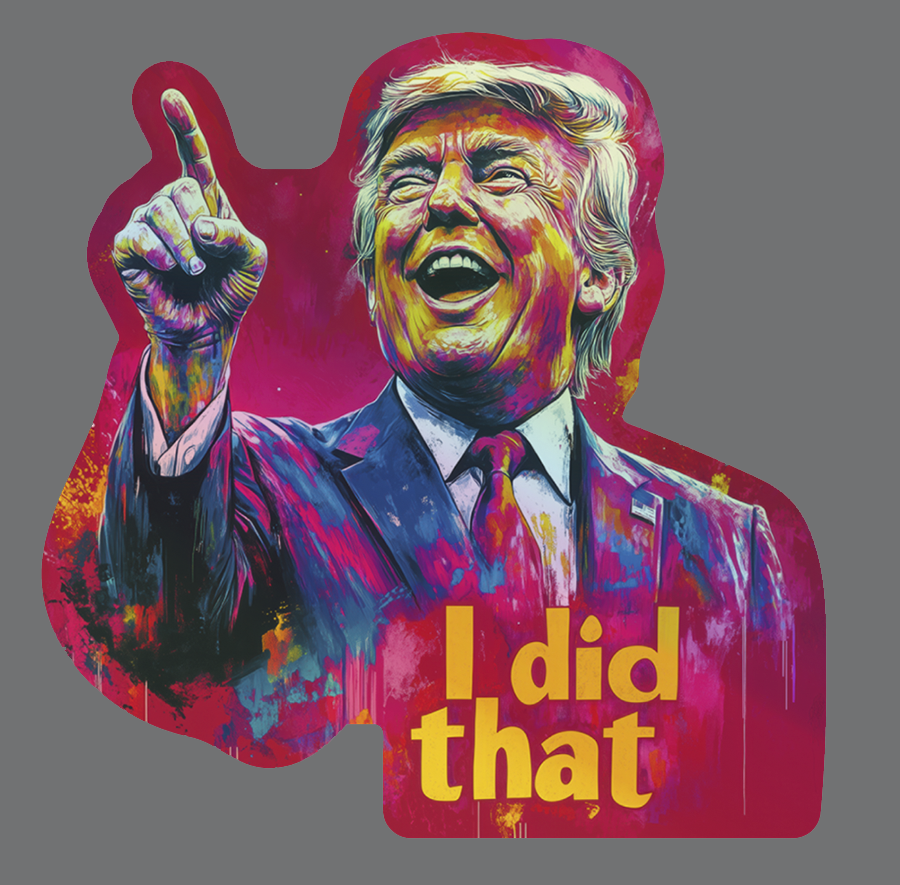 "I Did That" Hologram Sticker