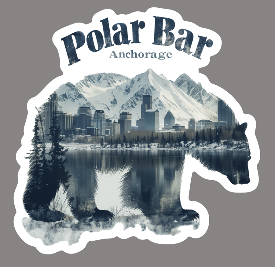 Polar Bar Die-Cut Magnet