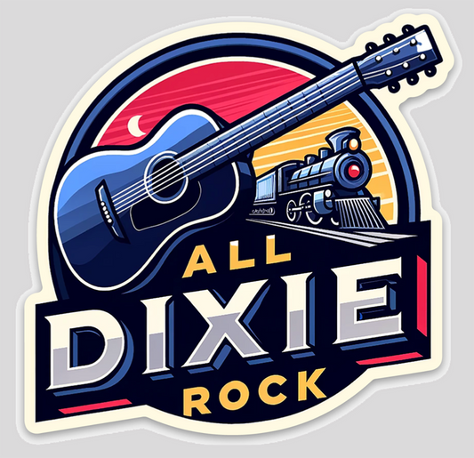 All Dixie Rock Die-Cut Refrigerator Magnet