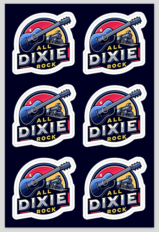 All Dixie Rock Sticker Sheet