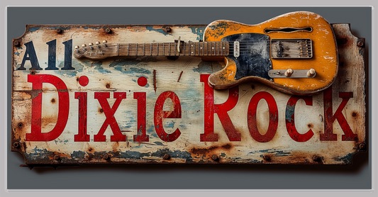 All Dixie Rock Bumper Sticker