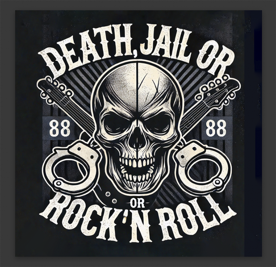 Dead, Jail or Rock 'N Roll Sticker