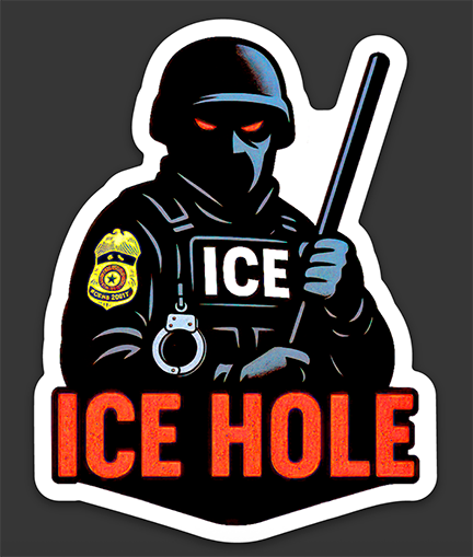 ICE HOLE Sticker – 2.31" x 3"