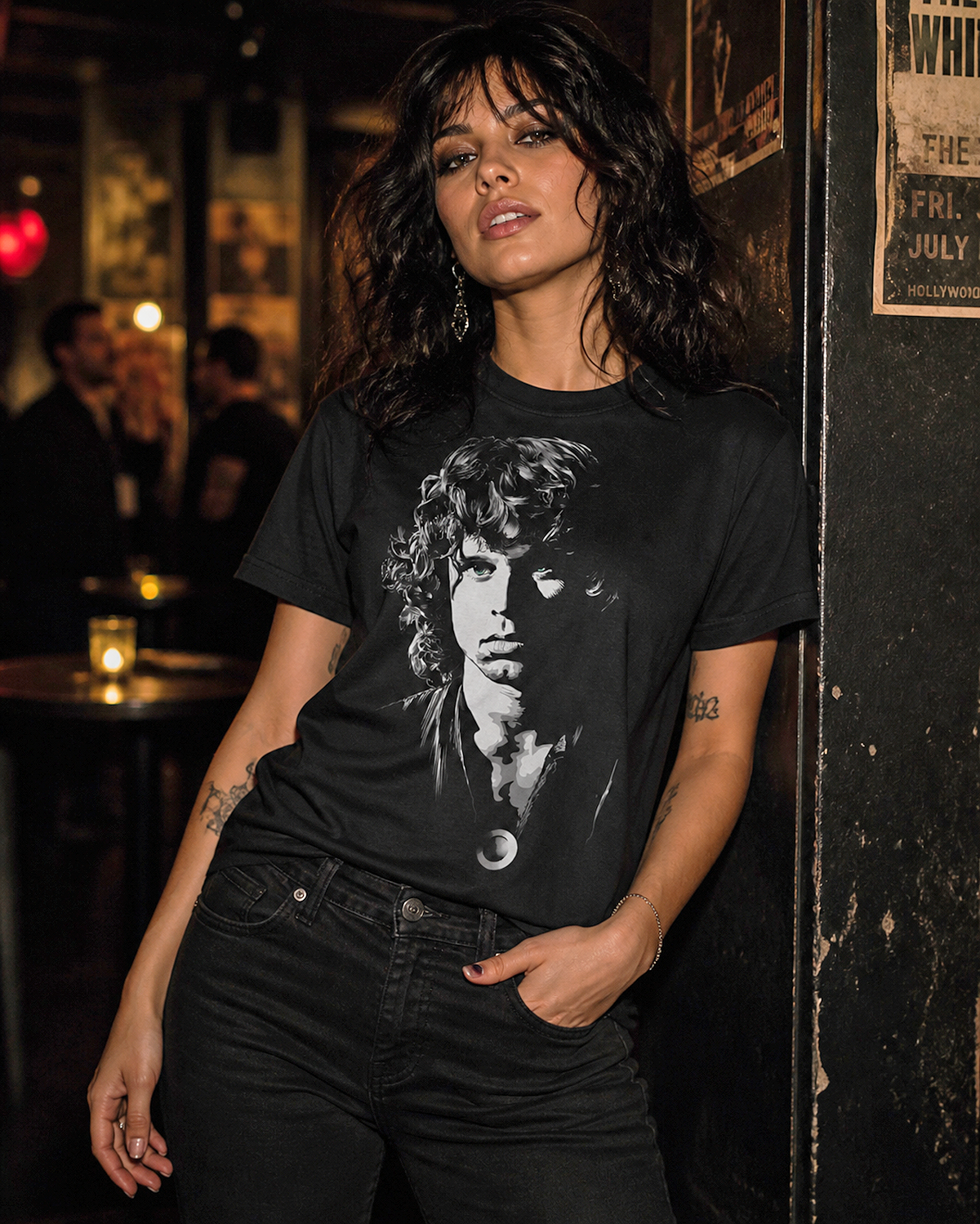 Jim Morrison Shirt | The Doors Rock Legend Portrait Tribute T-Shirt