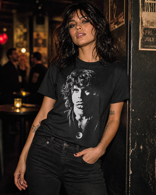 Jim Morrison Shirt | The Doors Rock Legend Portrait Tribute T-Shirt