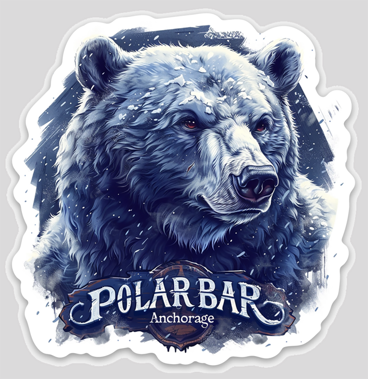 Polar Bar Die-Cut Magnet