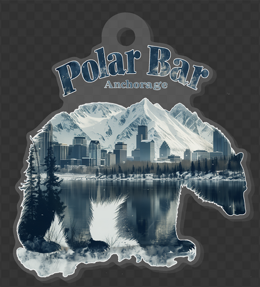 Polar Bar Keychain