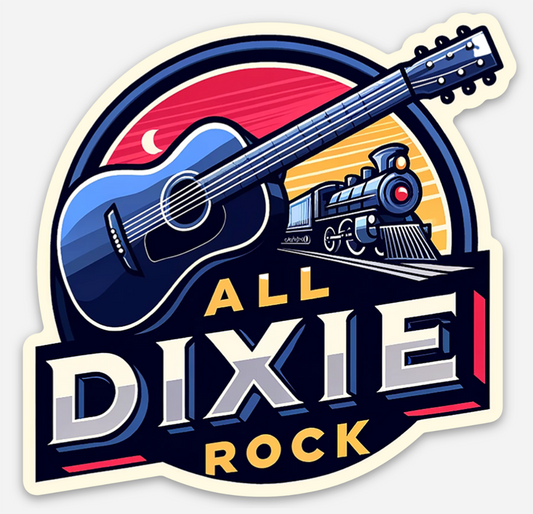 All Dixie Rock Die-Cut Sticker