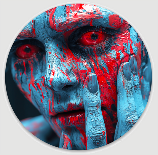 Zombie Circle Sticker