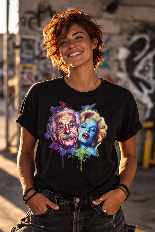 einstein-marilyn-monroe-brains-beauty-pop-art-tee-model-graffiti-wall-golden-hour.png