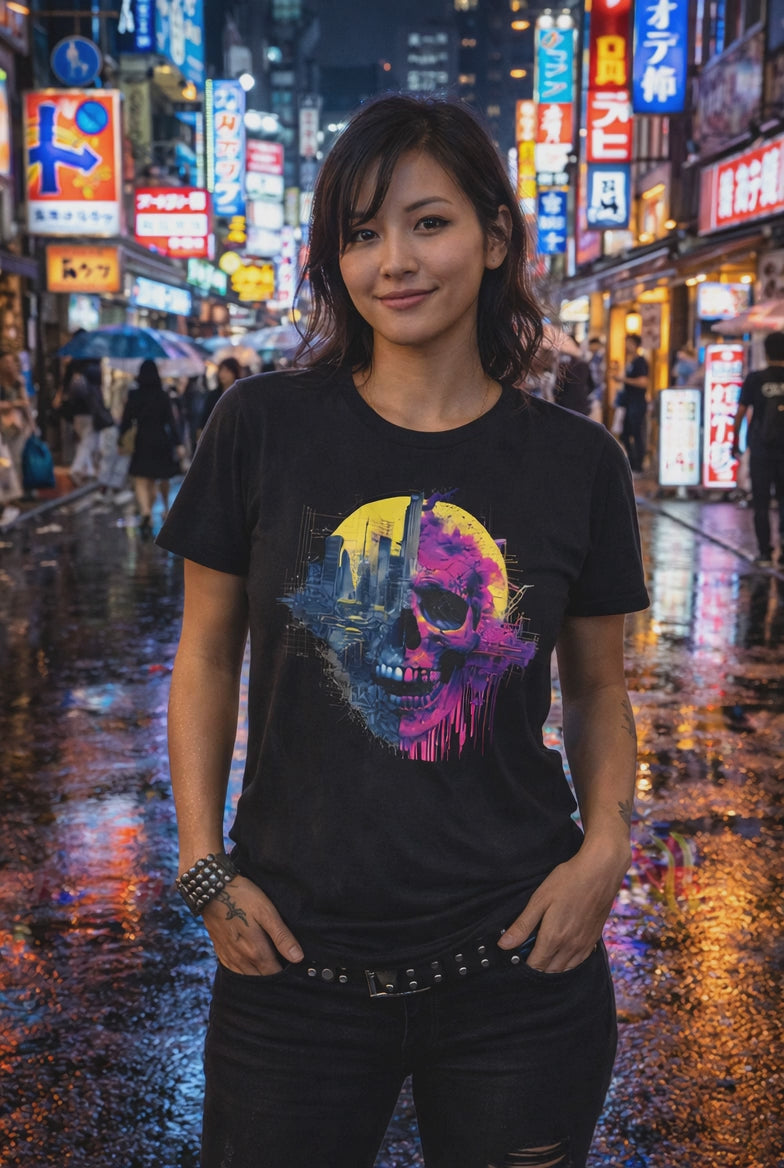skullscape-cyberpunk-skull-cityscape-tee-video