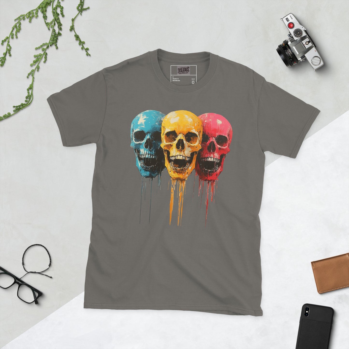 Chromatic Skulls Short-Sleeve Unisex T-Shirt