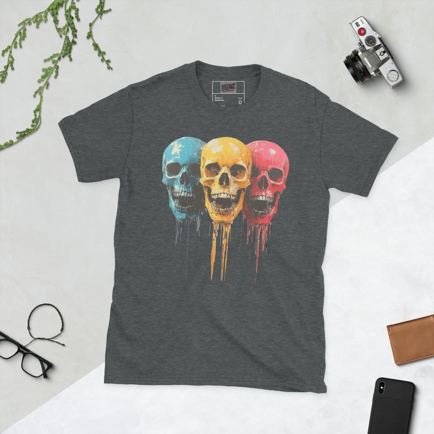 Chromatic Skulls Short-Sleeve Unisex T-Shirt