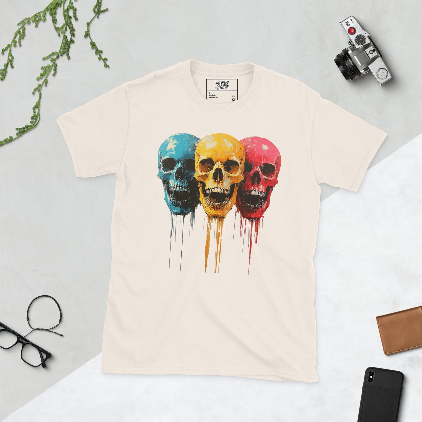 Chromatic Skulls Short-Sleeve Unisex T-Shirt