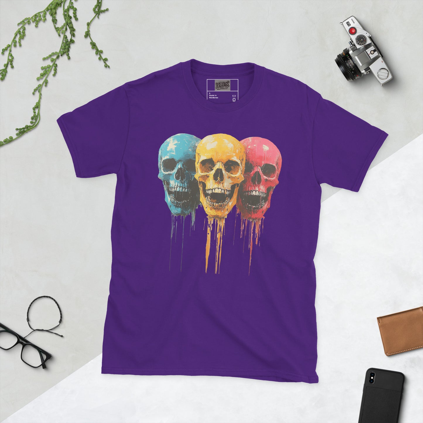 Chromatic Skulls Short-Sleeve Unisex T-Shirt