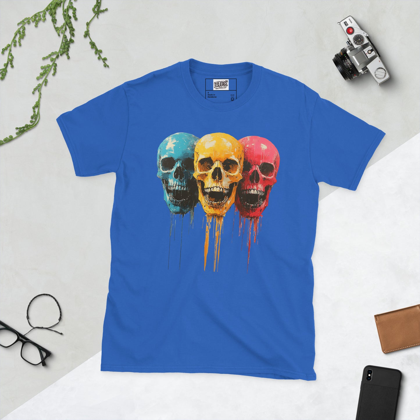 Chromatic Skulls Short-Sleeve Unisex T-Shirt