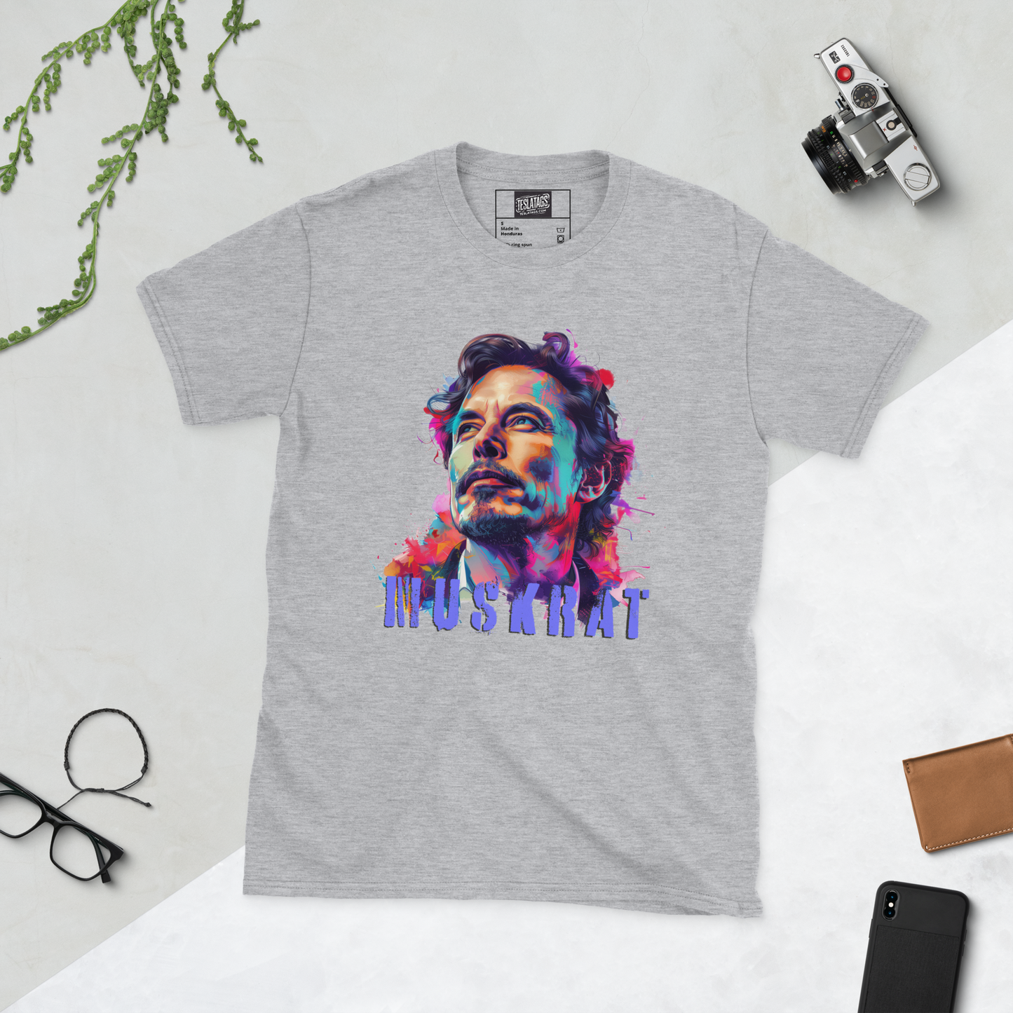 Muskrat Elon Musk Short-Sleeve Unisex T-Shirt