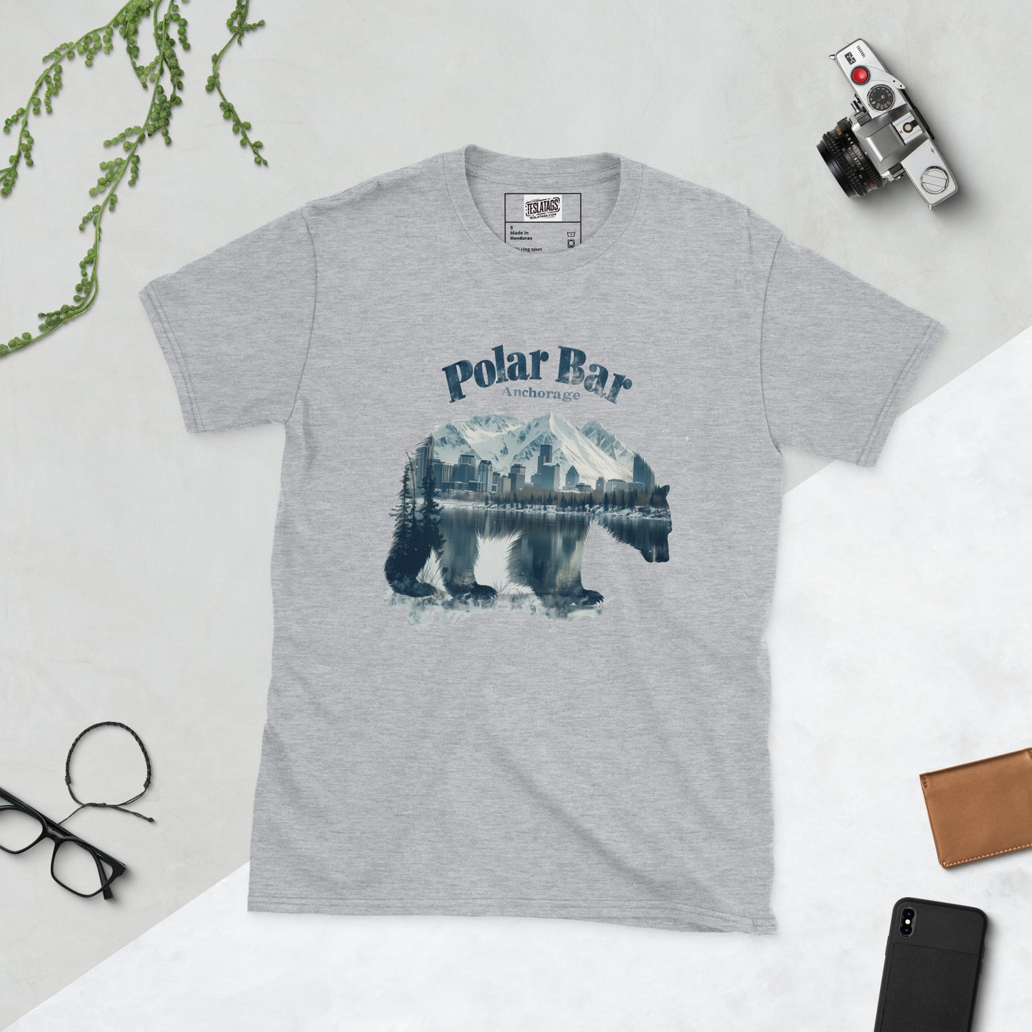 Polar Bar Short-Sleeve Unisex T-Shirt