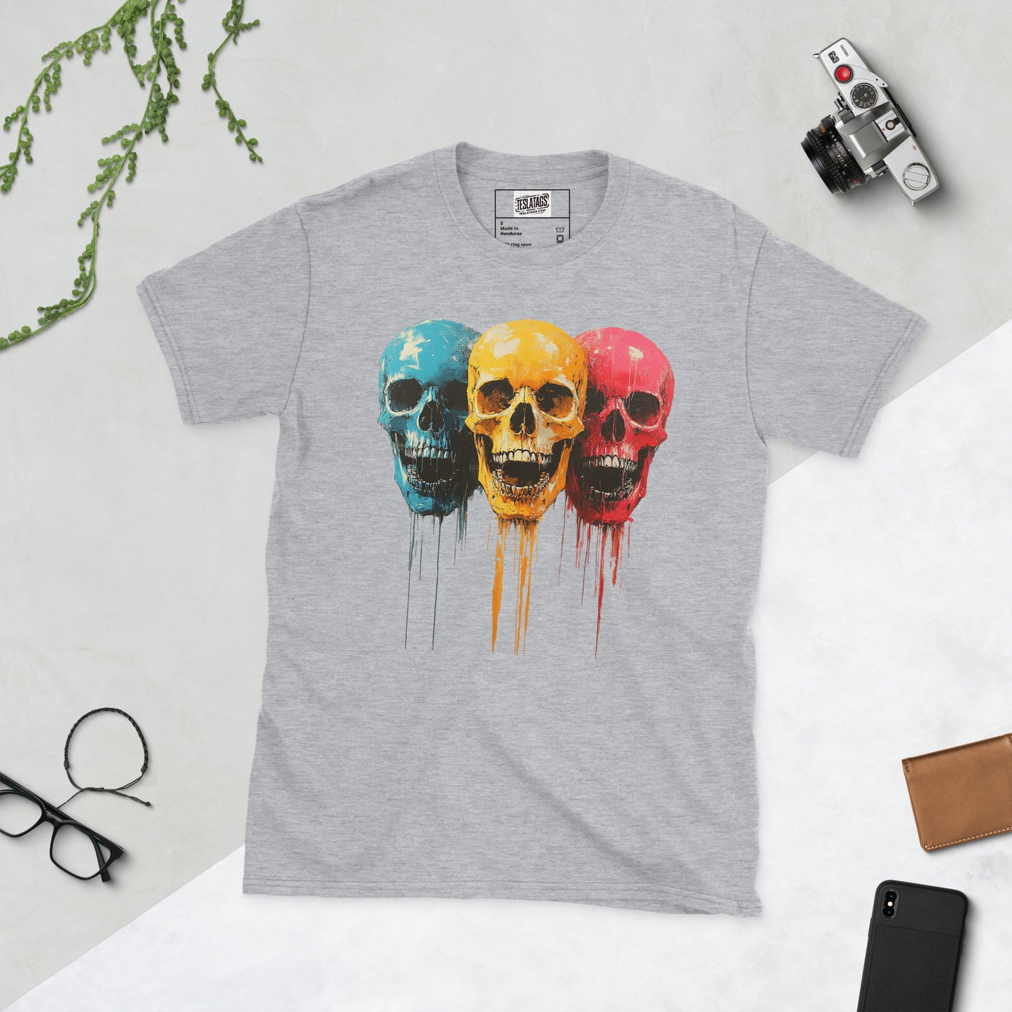 Chromatic Skulls Short-Sleeve Unisex T-Shirt